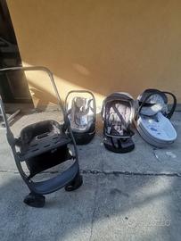 Trio chicco, passeggino, ovetto, navetta
