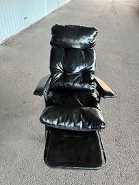 Sedia in pelle regolabile