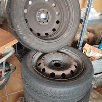4 Cerchi in Ferro R15 Lancia Y