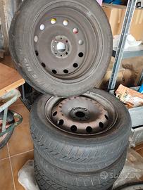 4 Cerchi in Ferro R15 Lancia Y