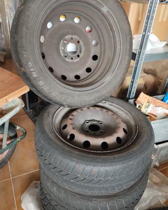 4 Cerchi in Ferro R15 Lancia Y