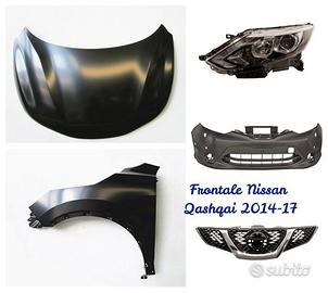 Nissan Qashqai 14> frontale cofano paraurti fanale