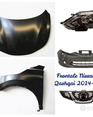 Nissan Qashqai 14> frontale cofano paraurti fanale