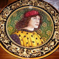 Piatto dipinto a mano Deruta