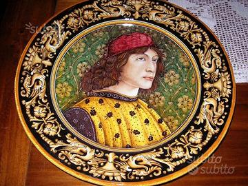 Piatto dipinto a mano Deruta