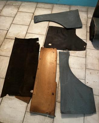Ricambi Fiat 600D epoca interni, cerchi, varie