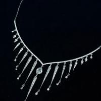 Collana elegante da cerimonia cristalli Swarovski