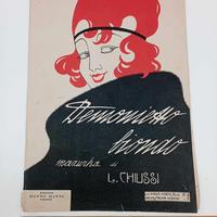 Spartito Musicale D'epoca Demonietto Biondo 1920