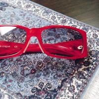 Occhiali da sole vintage VOGUE color rosso