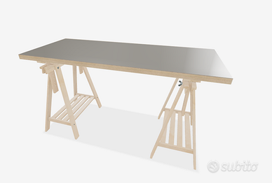 Scrivania grande 150x75 + sedia IKEA ufficio
