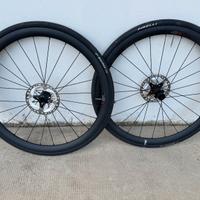 Ruote Carbon Strada Gravel 700x28 H38 Disco