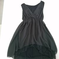 Vestito estivo nero corto avanti