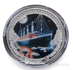 Moneta medaglia commemorativa Titanic 