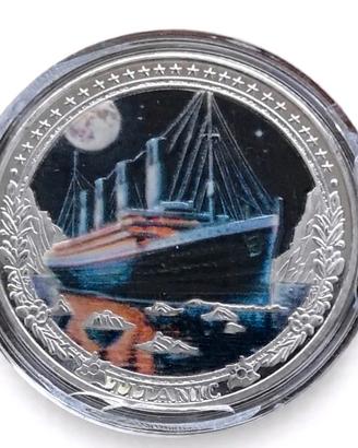 Moneta medaglia commemorativa Titanic 