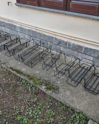 FIORIERE PORTAVASI IN FERRO BATTUTO 