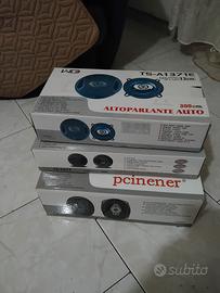 3 coppie di casse x auto nuove mai usate 80