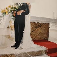 Velo per vestito da Sposa con delicati fiorellini