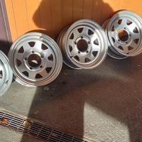 4 cerchi in ferro per Suzuki Jmny da 15"
