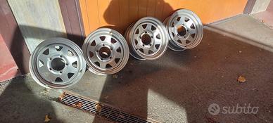4 cerchi in ferro per Suzuki Jmny da 15"