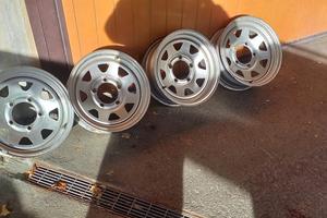4 cerchi in ferro per Suzuki Jmny da 15"