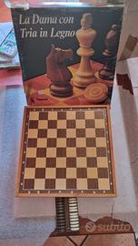 8447N-Biganzoli La Dama Con Tria In Legno