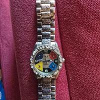  Orologio da polso multicolore con quadranti a tem