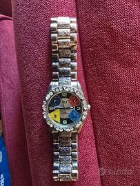  Orologio da polso multicolore con quadranti a tem