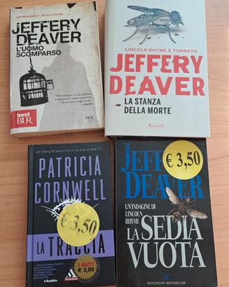 Jeffery Deaver e Patricia Cornwell  - libri 