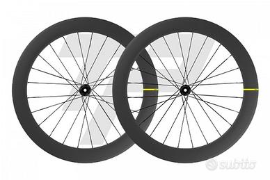 Ruote carbonio mavic cosmic sl 65 disc