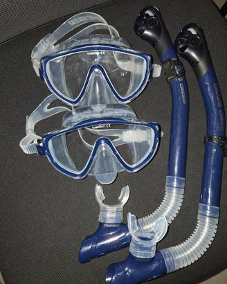 Set maschera + boccaglio cressi