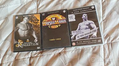 3 DVD sul mondo del wrestling WWE.  - New Year's