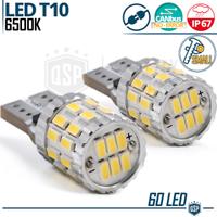 Lampadina LED T10 W5W CANbus Luce Bianca Potente