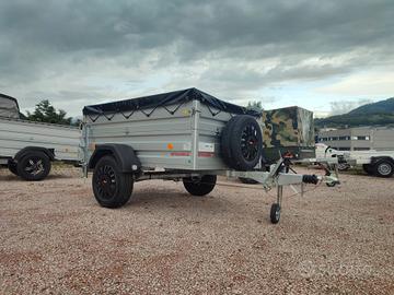 Carrello rimorchio auto con sovrasponde