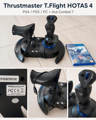 thrustmaster T.flight HOTAS 4 + ace combat 7