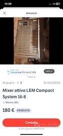 Micer amplificatio Lem wat 590 x 2.  16/8 canali