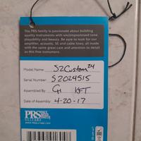 PRS S2 CUSTOM 24 GRAY ELEPHANT 