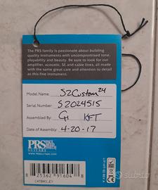 PRS S2 CUSTOM 24 GRAY ELEPHANT 