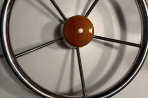 Volante inox 5 razze