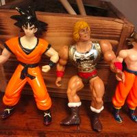 Action Figure.He-Man e Due Goku
