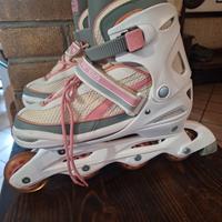 pattini in linea regolabili 38/41 . 