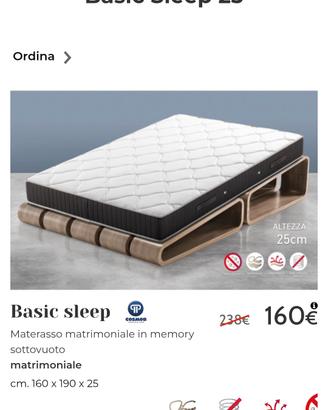materrasso matrimoniale nuovo mondo convenienza