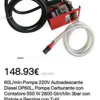 Pompa autoadescante per carburante 