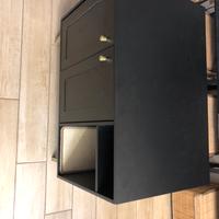 Mobiletto lettiera nero