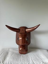 Maschera decorativa Guatemala Toro intagliata mano