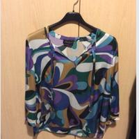 Blusa/camicia in pura seta Luisa Spagnoli taglia L