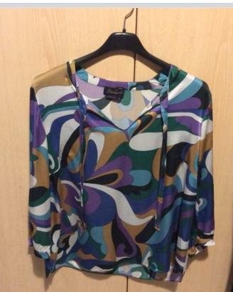 Blusa/camicia in pura seta Luisa Spagnoli taglia L