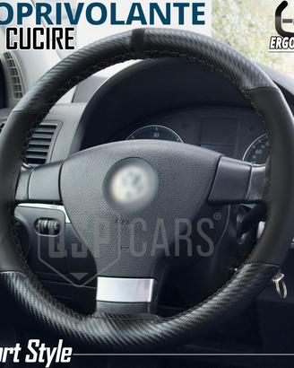 Coprivolante da CUCIRE per AUTO Pelle e Carbonio