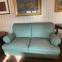 Coppia di divani in pelle in stile simil Frau