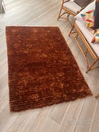 Tappeto 207x137cm sfumato arancio