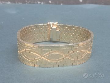 bracciale d'oro da donna seconda metà '900